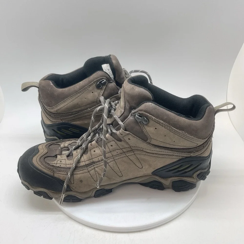 Oboz Boots Mens 12 Bridger B-Dry Waterproof Hiking Trail Outdoor Brown Shoes